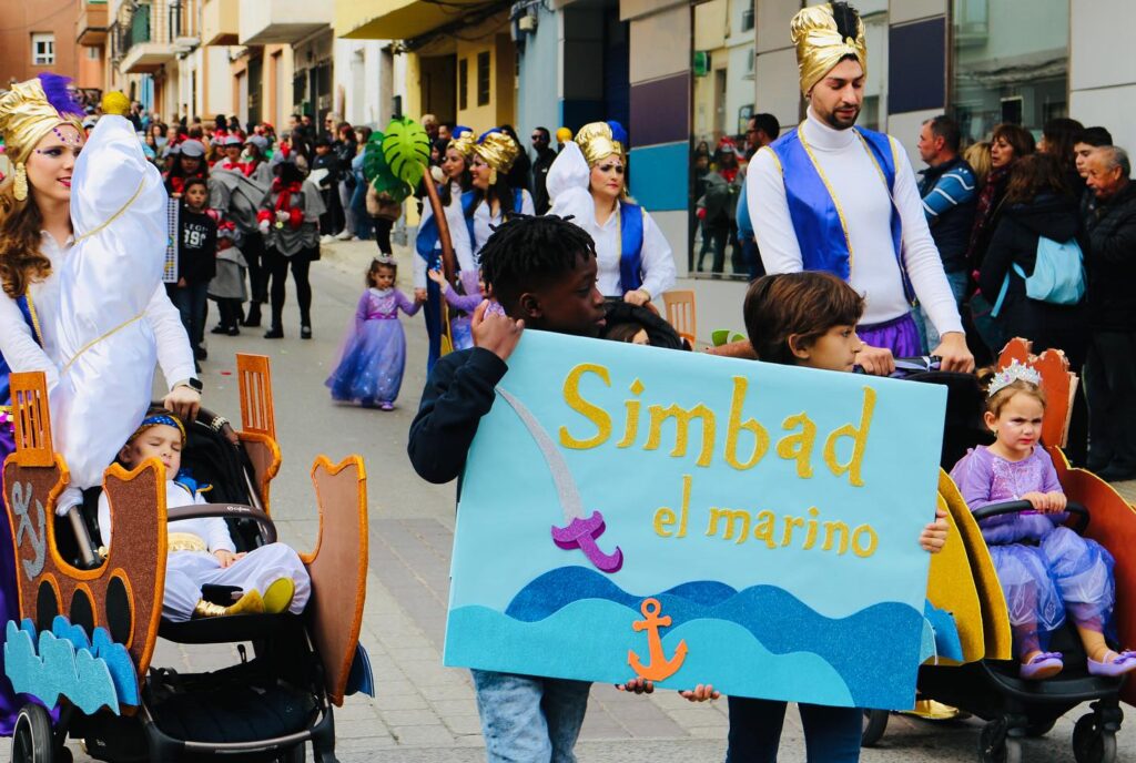 Puede ser una imagen de 6 personas y texto que dice "GILn NAN Simbad el marino"